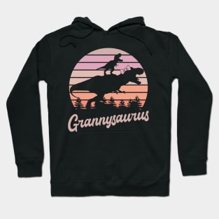 Grannysaurus T-Rex Dinosaur Hoodie